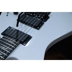 ESP LTD M-1000 Ebony Fingerboard Snow White Micros EMG Guitare Électrique #IW20060338
