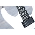 ESP LTD M-1000 Ebony Fingerboard Snow White Micros EMG Guitare Électrique #IW20060338