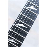 ESP LTD M-1000 Ebony Fingerboard Snow White Micros EMG Guitare Électrique #IW20060338