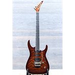 Jackson Pro Plus Series Soloist SLA3Q Amber Tiger Eye Electric Guitar w/Bag