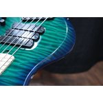 Dingwall Combustion 5-String Quilt Maple Top Whalepoolburst Basse Électrique avec Étui