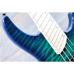 Dingwall Combustion 5-String Quilt Maple Top Whalepoolburst Basse Électrique avec Étui