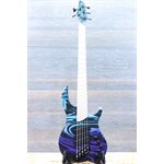 Dingwall Adam "Nolly" Getgood NG3 5 Cordes Matte Purple-Blue Fade Swirl Édition Limitée