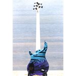Dingwall Adam "Nolly" Getgood NG3 5 Cordes Matte Purple-Blue Fade Swirl Édition Limitée