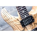 PRS SE Custom 24 Burled Ash Limited Edition Natural Guitare Électrique avec Étui #G110063