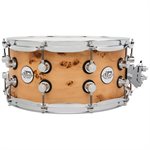 DW Design Mapa Burl over Birch Caisse Claire 6.5x14, Édition Limitée