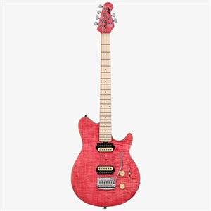 Sterling by Music Man Axis AX3 Flame Maple - Stain Pink