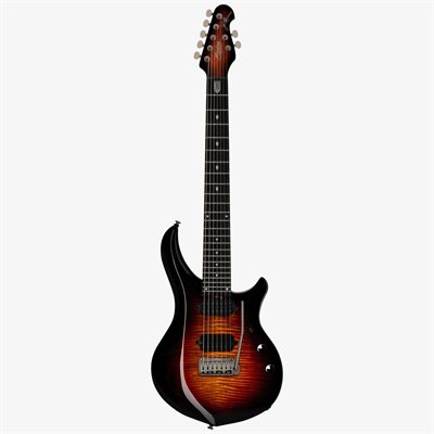 Sterling by Music Man Majesty MAJ270X Flame Maple - Tiger Eye