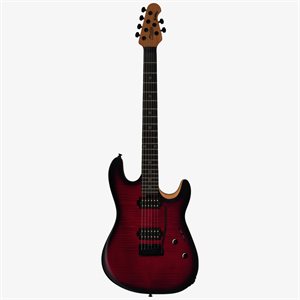 Sterling by Music Man Rabea Artist Series Sabre - Blood Flame Burst