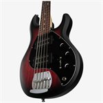 Sterling by Music Man StingRay 5 HH RAY5HH - Ruby Red Burst Satin