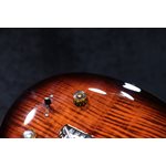 PRS SE Studio Figured Maple Top Orange Tiger Smokeburst Guitare Électrique avec Étui
