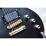 ESP LTD EC-1000VB Vintage Black EMG Active Pickups Gold Hardware Guitare Électrique